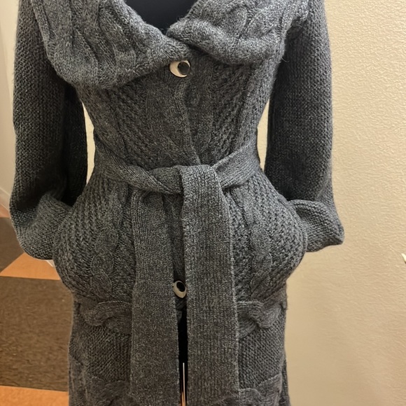 Cole Haan Baby Alpaca Grey Sweater.Preowned - Picture 7 of 11